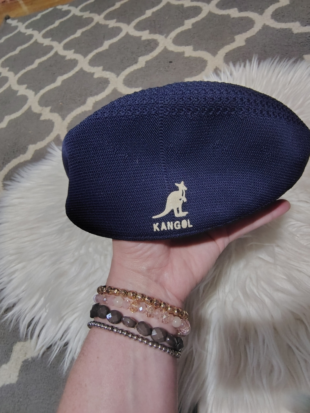 Kangol Navy Stretch Knit Classic Beret